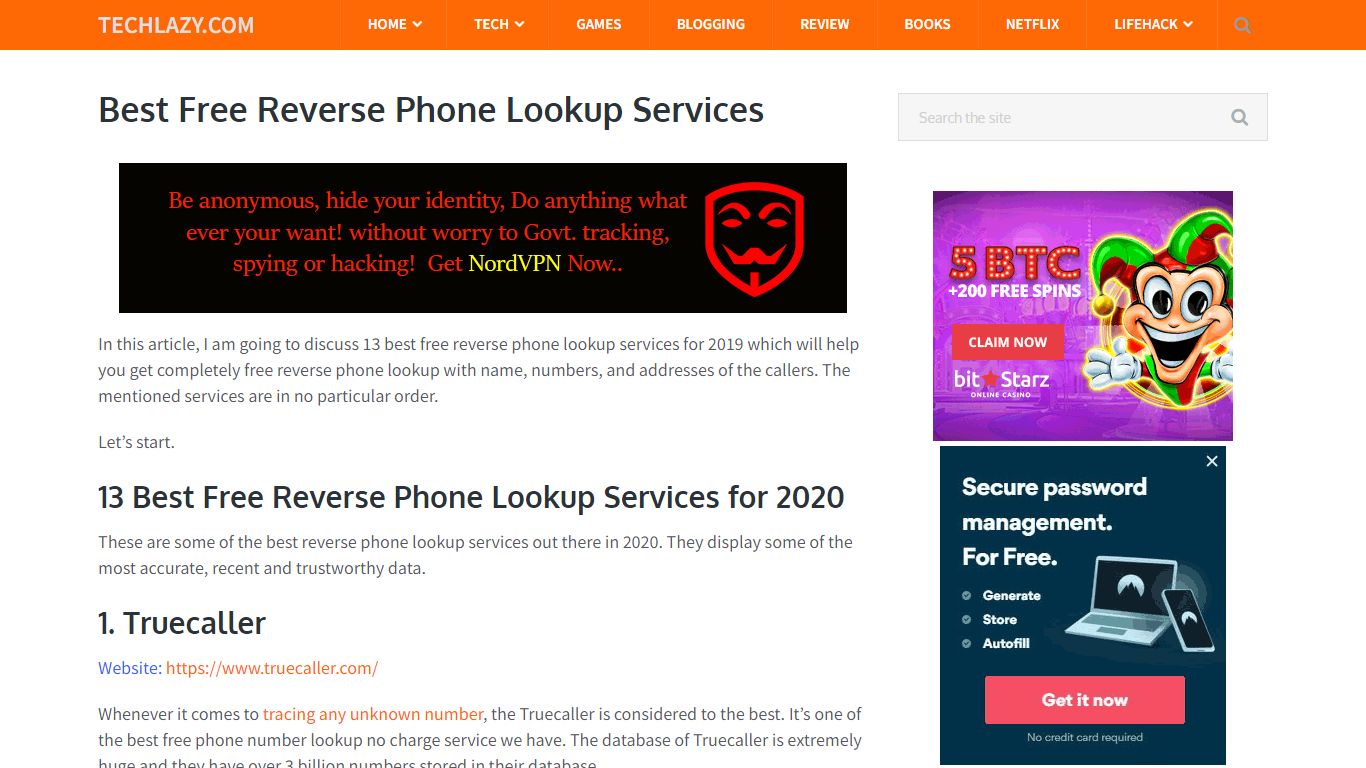 13 Best Free Reverse Phone Lookup Services for 2022 - Techlazy.com
